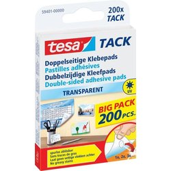 Klebepad Tesa 59401 TACK Big Pack transparent 200St.