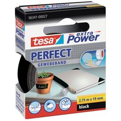 Gewebeband Tesa 56341 extra Power perfect 2,75m/19mm schwarz