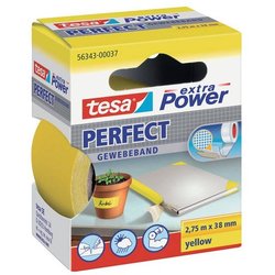 Gewebeband Tesa 56343 extra Power perfect 2,75m/38mm gelb