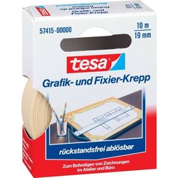 Grafik-& Fixierkrepp Tesa 57415 10m/19mm