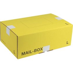 Mail-Box Versandkarton L gelb