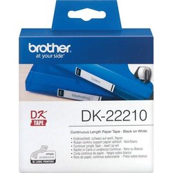 Endlosetik.Brother Papier weiss 30,48m/29mm DK22210 QL 500/550