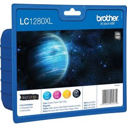 InkJet-Patrone Brother LC-1280XLVALBPDR HighCapacity ca.2.400S.+3xca.1.200S. Value-Pack CMYK