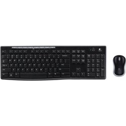Logitech MK270 Tastatur und Maus im Set, schnurlos, schwarz
