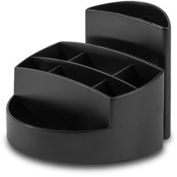 Schreibtisch-Köcher RONDO Karma 9 Fächer ökö-schwarz