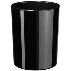Papierkorb Elegance schwarz 13 Liter, hochglänzend