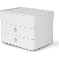 SMART-BOX PLUS ALLISON, snow white mit 2 Schubladen und Utensilienbox