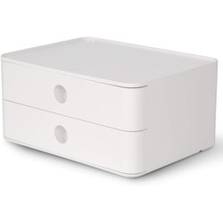 SMART-BOX ALLISON, snow white Schubladenbox mit 2 Schubladen