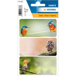 Schuletiketten Heimatvögel