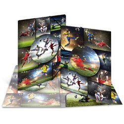 Sammelmappe A3 PP Fußball