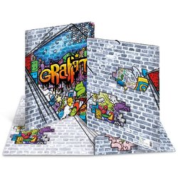 Sammelmappe A3 Karton Graffiti