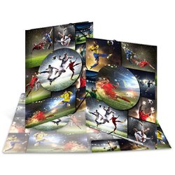 Sammelmappe A4 Karton Football