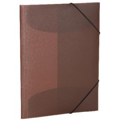 Sammelmappe A3 PP transluzent braun
