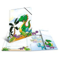 Sammelmappe A3 Karton Dinos