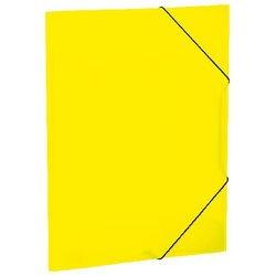Sammelmappe A3 PP transluzent neon gelb