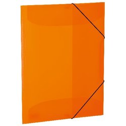 Sammelmappe A3 PP transluzent neon orange
