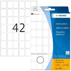 Etikett 16x22mm Vielzweck 32Bl=1344St