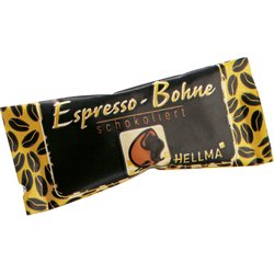 Hellma Schokolierte Espresso Bohne Portionspackung á 1,25g