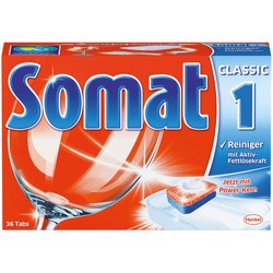 Somat 1 Tabs 36 Stück Maschinen -Tabs für Spülmaschinen