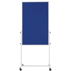 Universal-Board Holtz 11112103 750x1200mm 3-in-1 Alurahmen Filz blau