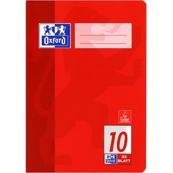 Schulheft 90g A5 !!32Bl!l #10 (kariert mit Korrekturrand außen)