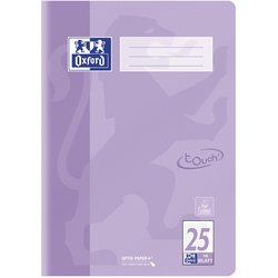 Schulheft Touch A4 Lineatur 25 16 Blatt pastell sortiert