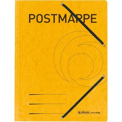 Postmappe Karton A4 gelb