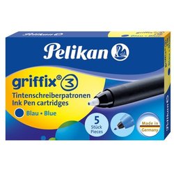 Tintenschreiberpatrone Griffix blau 5 Stück
