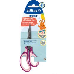 Schulschere Griffix Rechtshänder spitz SweetBerry Blisterkarte