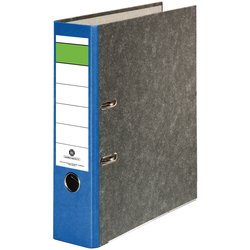 Wolkenmarmor-Ordner A4 80mm blau