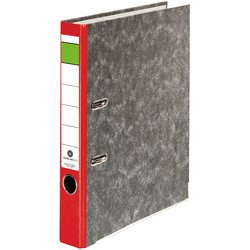 Wolkenmarmor-Ordner A4 50mm rot