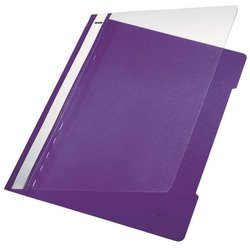 Schnellhefter A4 Kunststoff violett/transparent