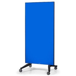 Mobile Glasboard blau Boardgröße 90x175 cm