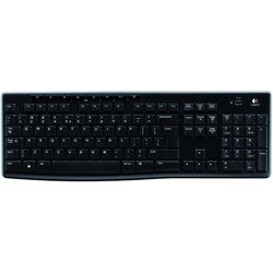 Tastatur Logitec 920-003052 K270 schnurlos schwarz