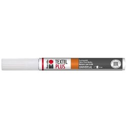 Stoffmalstift Textil Painter plus weiß