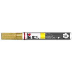 Stoffmalstift Textil Painter Glitter gold