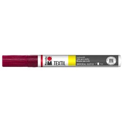 Stoffmalstift Textil Painter Glitter rot