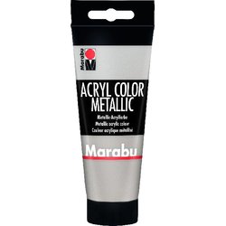 Acryl Color Metallic 100 ml silber