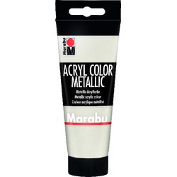 Acryl Color Metallic 100 ml weiß