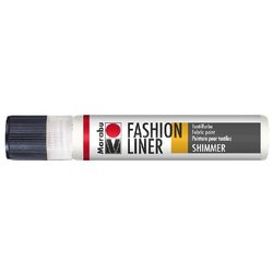 Textilmalfarbe Fashion-Liner 25 ml schimmer-perlmutt