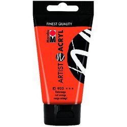 Acrylfarbe Artist 75 ml rotorange