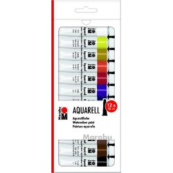 Aquarellfarben 12x 12ml sortierte Farben