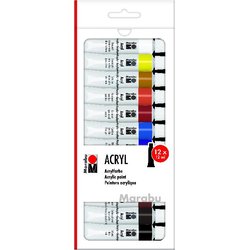 Aquarellfarben-Set 12 ml 12 Farben sortiert