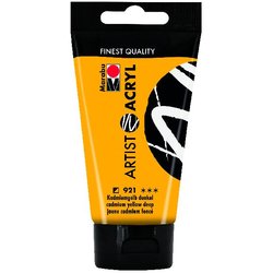 Acrylfarbe Artist 75 ml kadmiumgelb dunkel