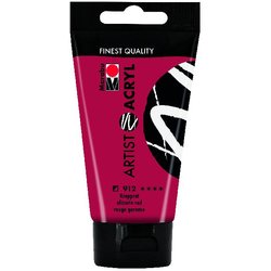 Acrylfarbe Artist 75 ml krapprot
