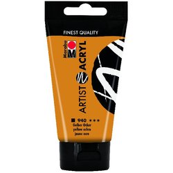 Acrylfarbe Artist 75 ml gelber ocker