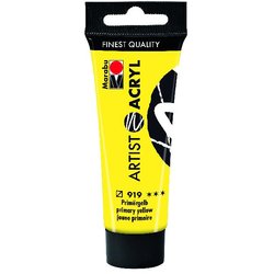 Acrylfarbe Artist 22 ml gelb