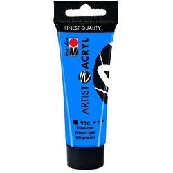 Acrylfarbe Artist 22 ml cyan