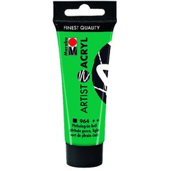 Acrylfarbe Artist 22 ml phatalogrün hell