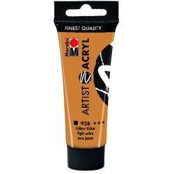 Acrylfarbe Artist 22 ml lichter ocker